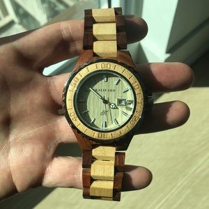 Kalifano - Mens Explore Wood Watch made with Maple Wood